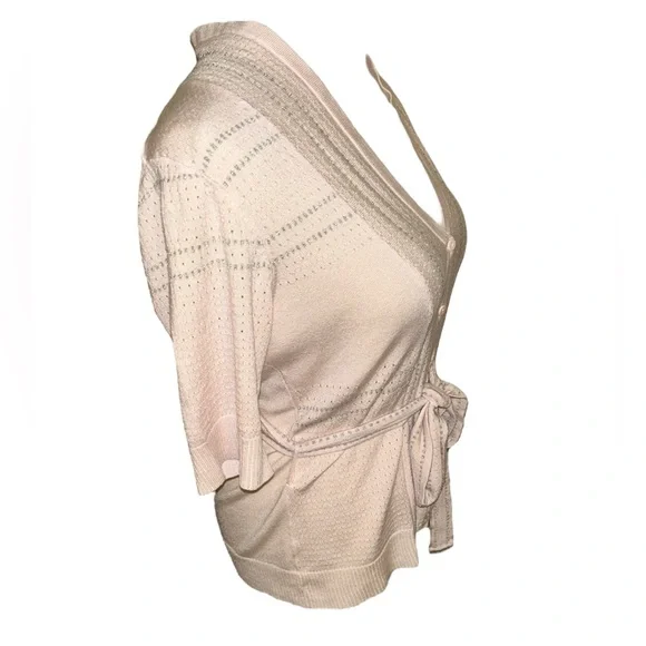 Dolce Cabo Cream Cardigan Sweater - Picture 5 of 8